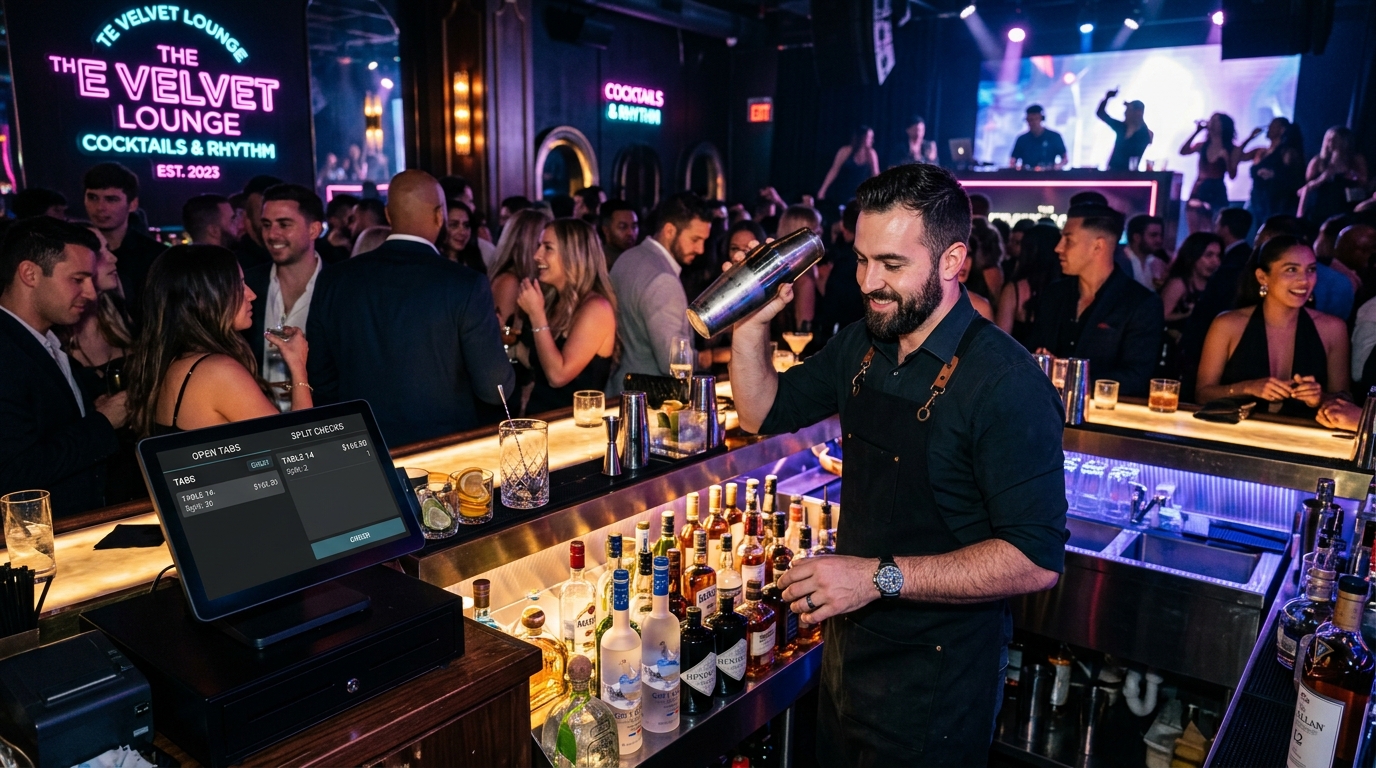 Gece Kulüpleri, Publar ve Barlar İçin Hızlı Adisyon ve Açık Hesap (Tab) Yönetim Sistemi
