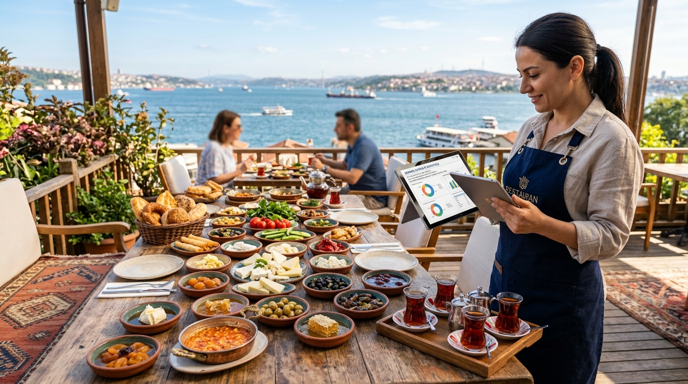 Serpme Kahvaltı ve Açık Büfe İşletmelerinde Kuver, Kişi Başı Hesap ve Zayiat Yönetimi