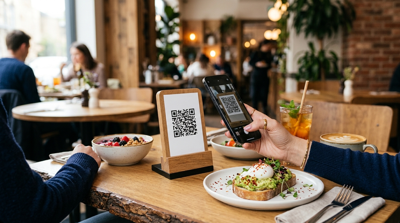 QR Menü Sipariş Sistemi: Masadan Temassız Sipariş ve Dijital Garson Dönemi