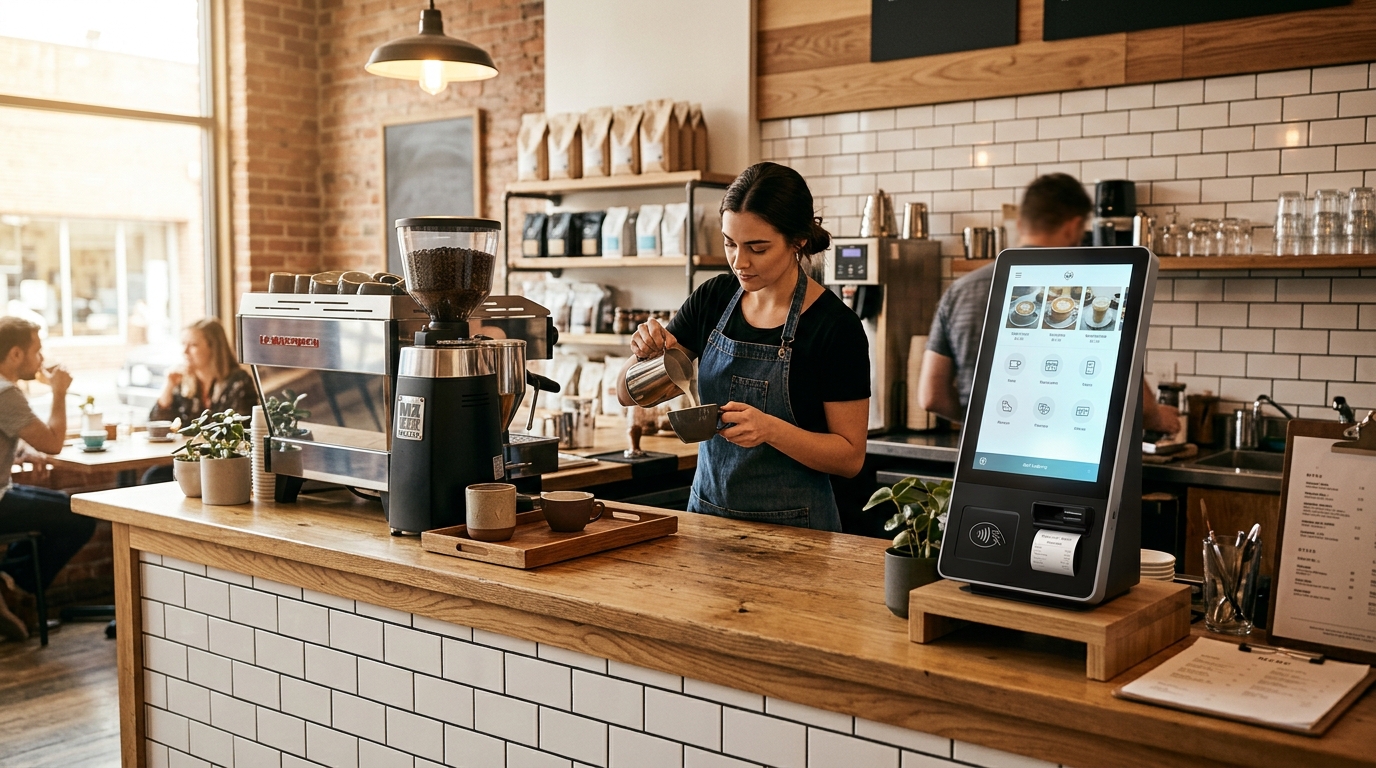 Kahveciler İçin Hızlı Satış Ekranı: Self Servis Kiosk ve Hızlı POS Çözümleri